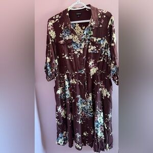 Floral Purple Dress by Torrid